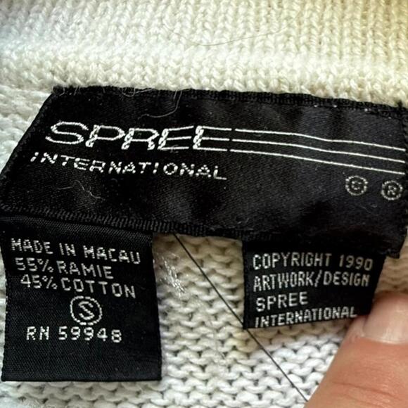 Spree International 1990 Abstract Art Sweater – Size Small - Picture 3 of 8